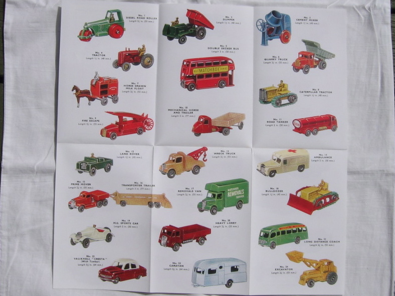 1960 matchbox catalog