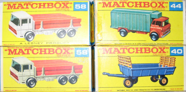 Matchbox Lesney 16 a Atlantic Trailer empty Repro B style Box 